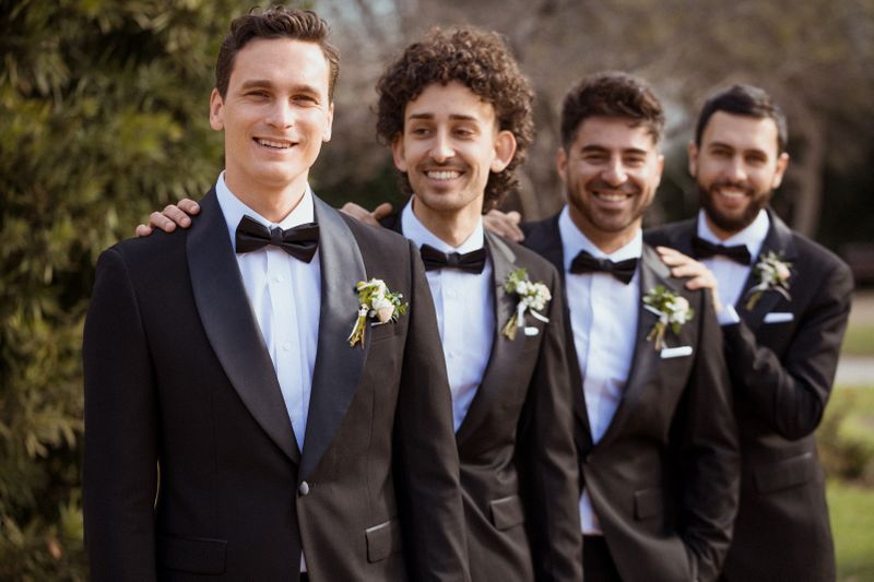 black tie wedding attire