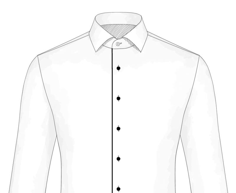 Shirt placket: 6 types of dress shirt plackets - Hockerty