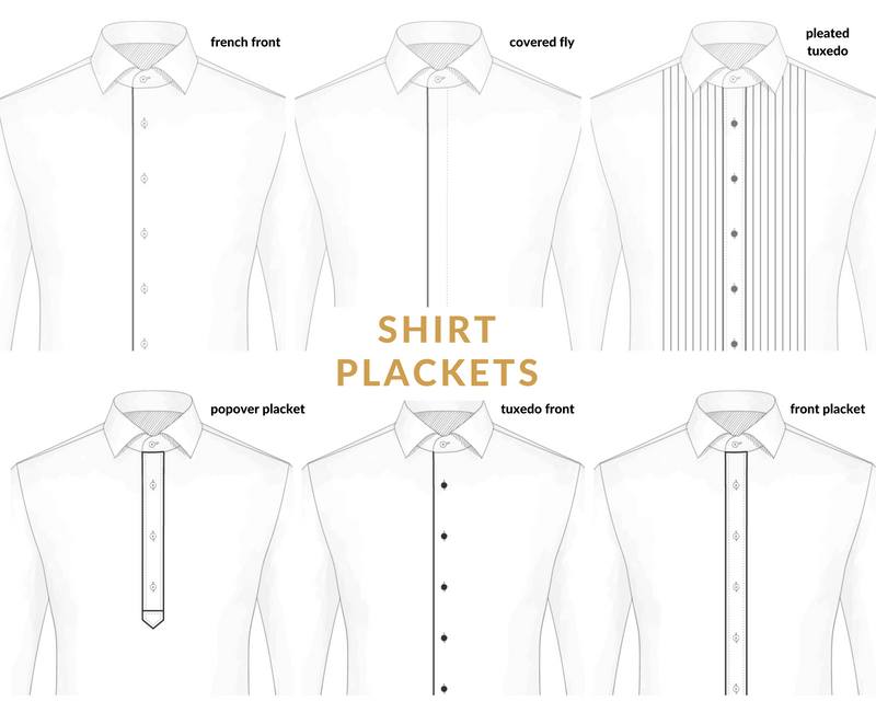 6 Different Dress Shirt Back Pleat Types for Men
