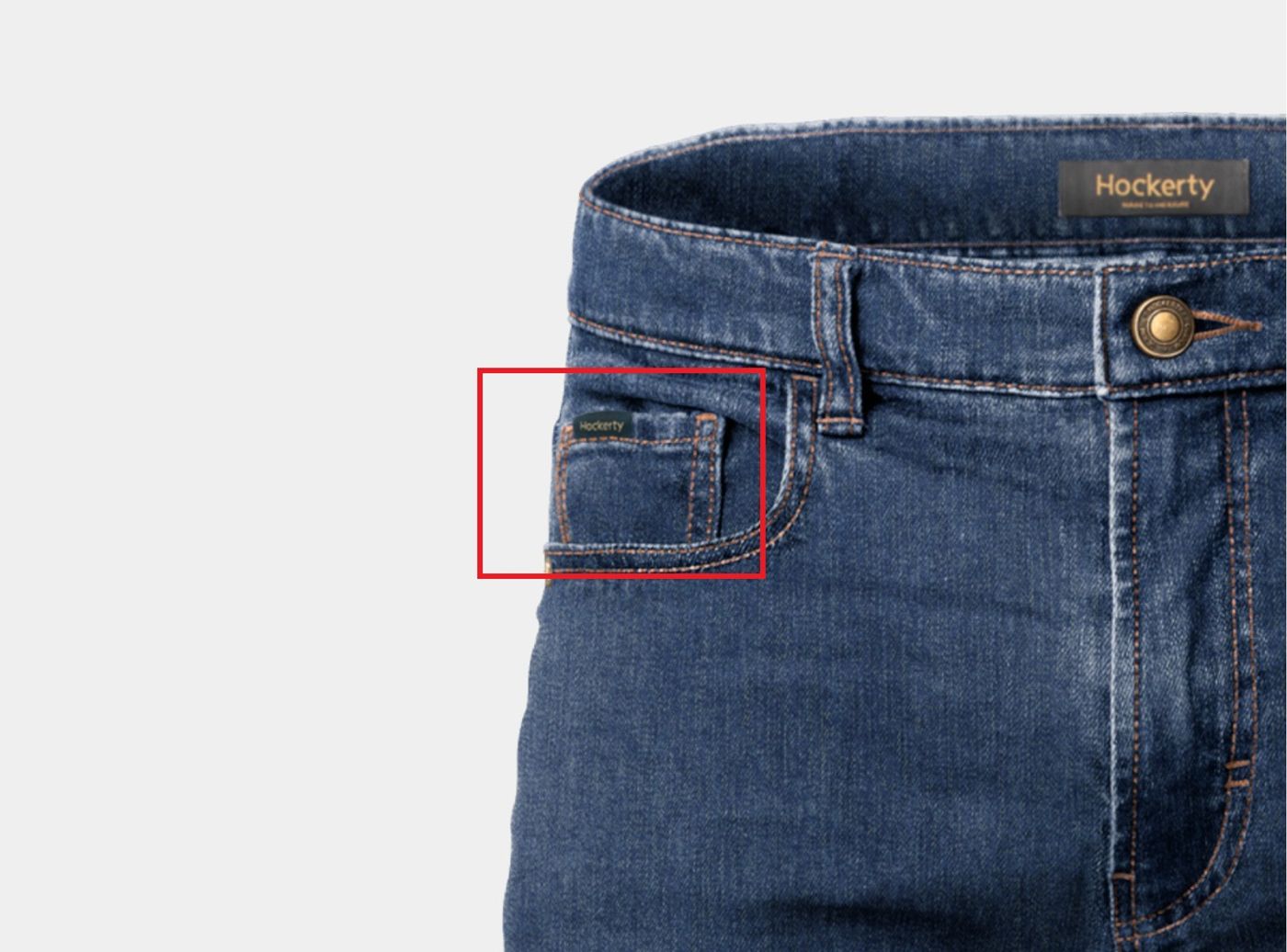 Wofür ist die kleine Tasche an den Jeans? 