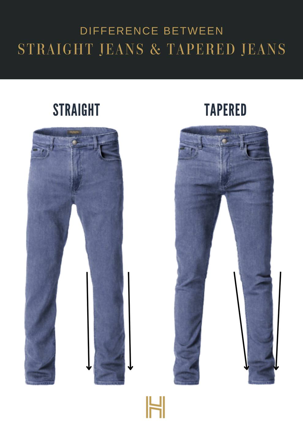 Leitfaden für Tapered Jeans: Stil, Passform und wie man sie trägt ...