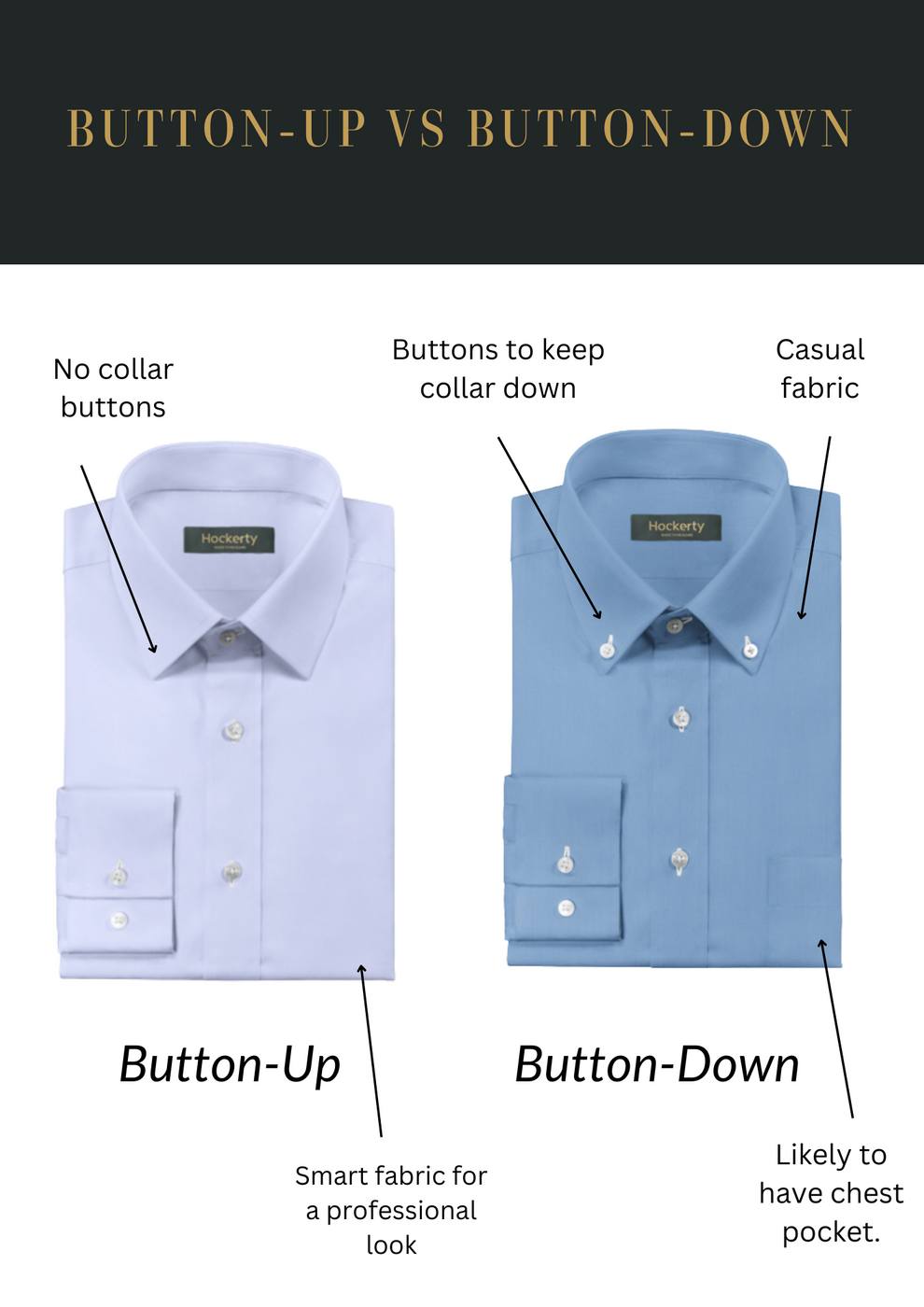Button Up vs. Button Down: What's the Difference and When to Wear