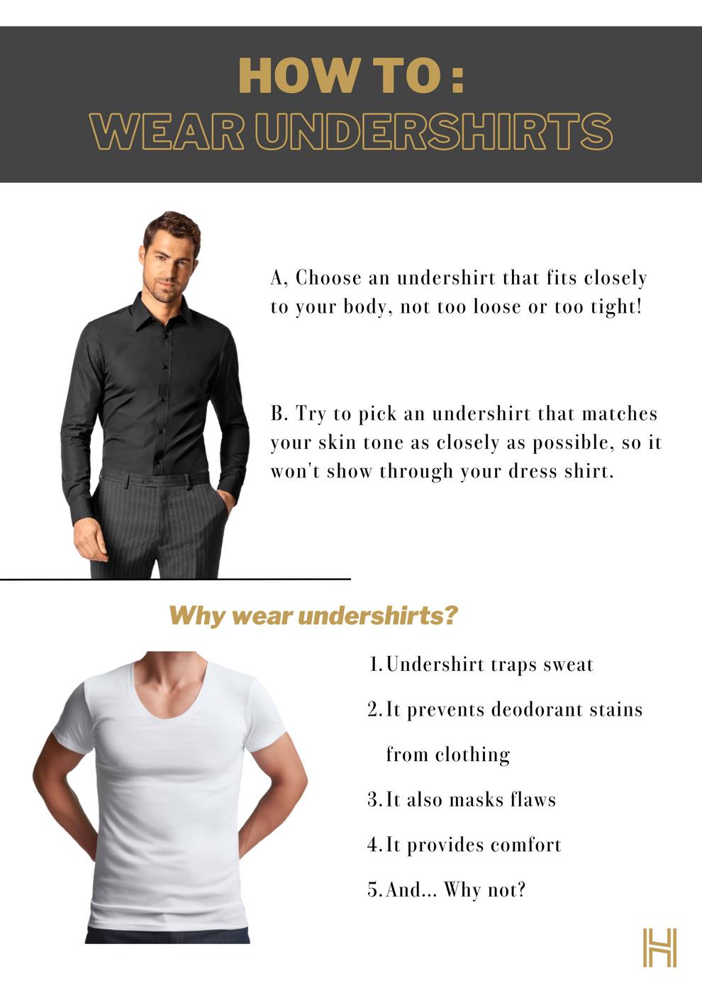 Unterhemden für Männer