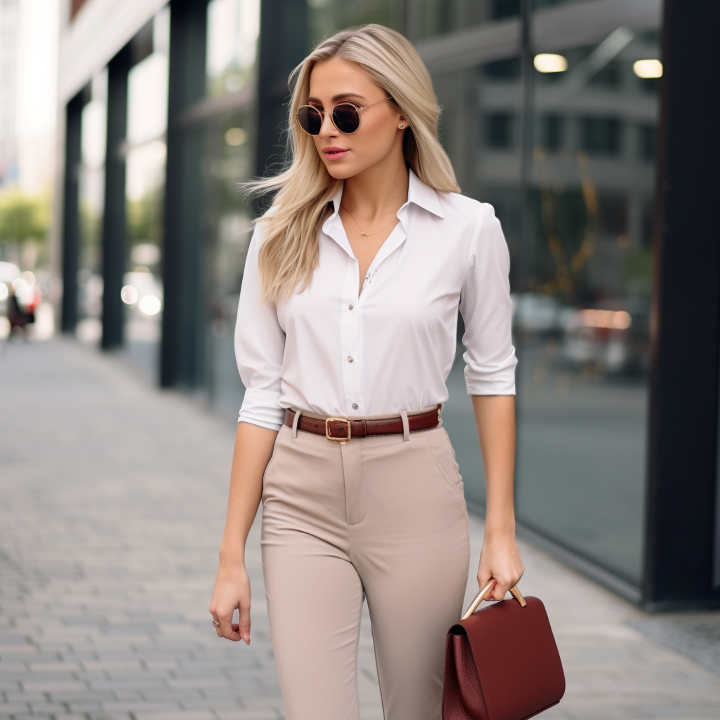 casual business woman clothes