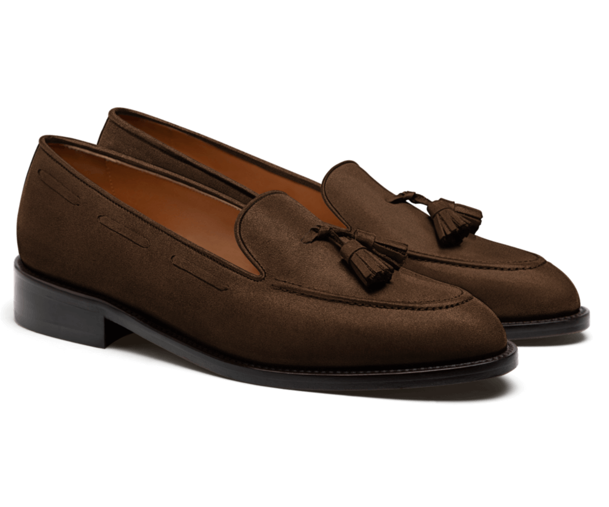 loafers with black tie