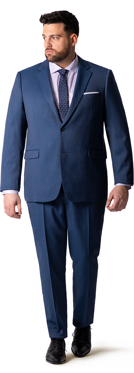 Big and Tall Suits | Made to Measure = All Sizes - Hockerty