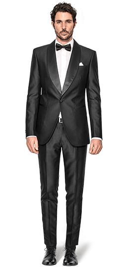 Tailored tuxedo suit
